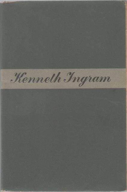 Anni di crisi - Kenneth Ingram - copertina