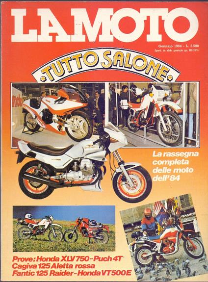 La Moto. 1984. Gennaio - copertina