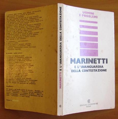 Marinetti E L'avanguardia Della Contestazione - Stefano Andreani - 2