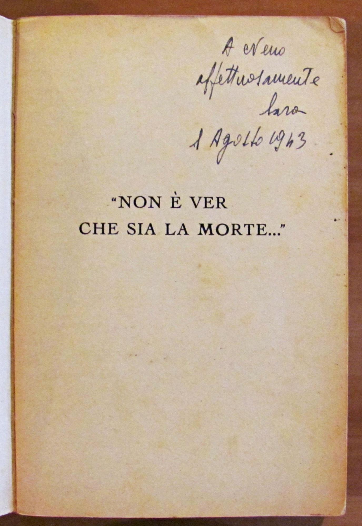Non è Ver Che Sia La Morte..