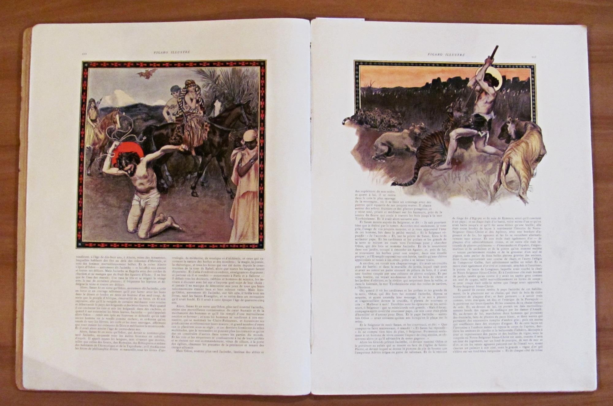 FIGARO ILLUSTRE', 1895 con Pentagrammi, Pubblicità d'epoca e Illustrazioni