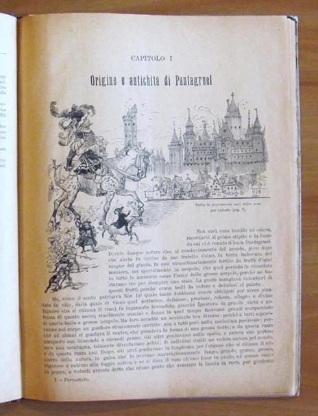 Pantagruel Re Dei Dipsodi Coi Suoi Fatti E Prodezze Spaventevoli - I Ediz. Italiana, Ill Robida Di: Rabelais Francesco - 3