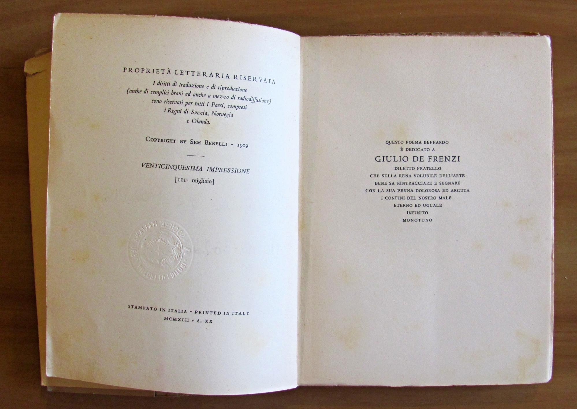 La Cena Delle Beffe - Poema Drammatico In Quattro Atti