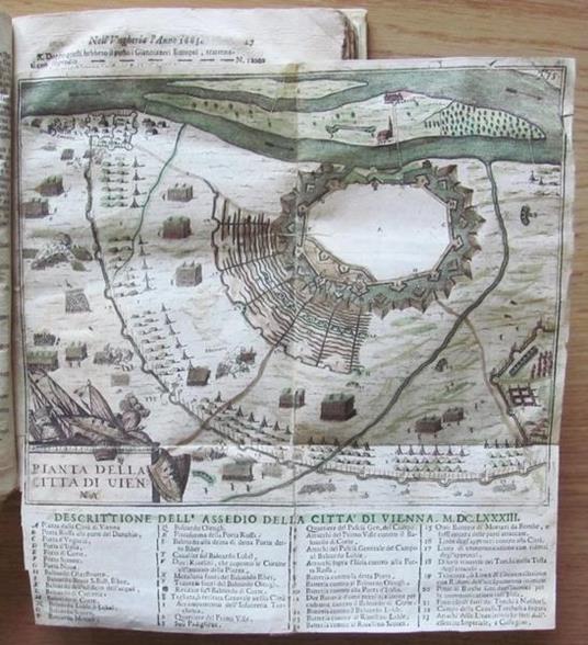 Historia degl'avvenimenti dell'armi imperiali contro ribelli e Ottomani. Presso Curti in Venetia 1688 - Battista Chiarello - 8