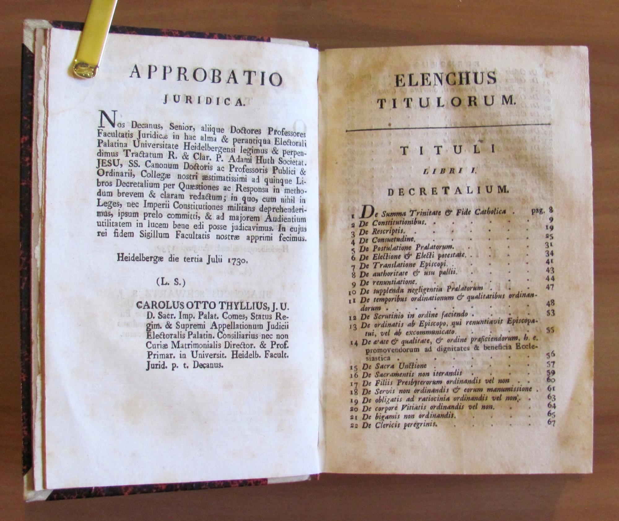 Jus Canonicum Ad Libros V Decretalium Gregorii Ix - Explicatum, 1843