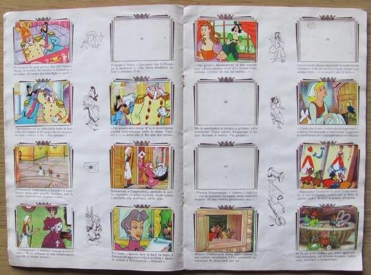Album Figurine Cenerentola. Disney. Ed. Lampo Anni '50 Completo (-41) - Walt Disney - 6