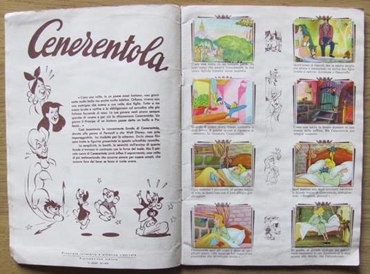 Album Figurine Cenerentola. Disney. Ed. Lampo Anni '50 Completo (-41) - Walt Disney - 8