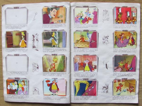 Album Figurine Cenerentola. Disney. Ed. Lampo Anni '50 Completo (-41)