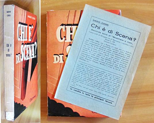 Chi E' Di Scena - Collana Maschere E Volti - Mario Corsi - copertina