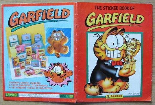 Album Figurine Panini. Garfield, 1989. Completo Con Cedole. Italiano - Jim Davis - copertina