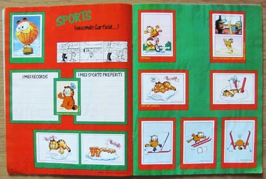 Album Figurine Panini. Garfield, 1989. Completo Con Cedole. Italiano - Jim Davis - 5