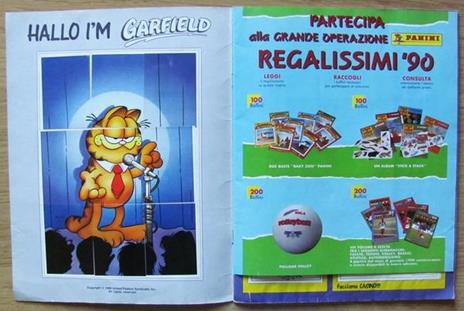 Album Figurine Panini. Garfield, 1989. Completo Con Cedole. Italiano - Jim Davis - 8