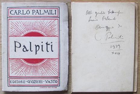 Palpiti. Autografato Di: Palmili Carlo - copertina