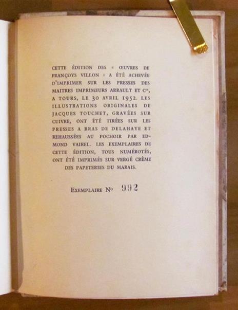 Les Oeuvres - Ill. Pochoir Touchet - 5