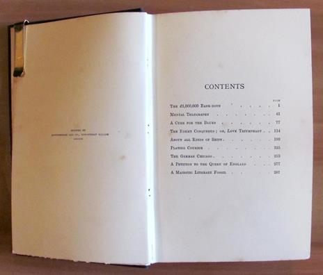 The £ 1,000,000 Bank-Note And Other New Stories - I Edizione 1893 - Mark Twain - 4