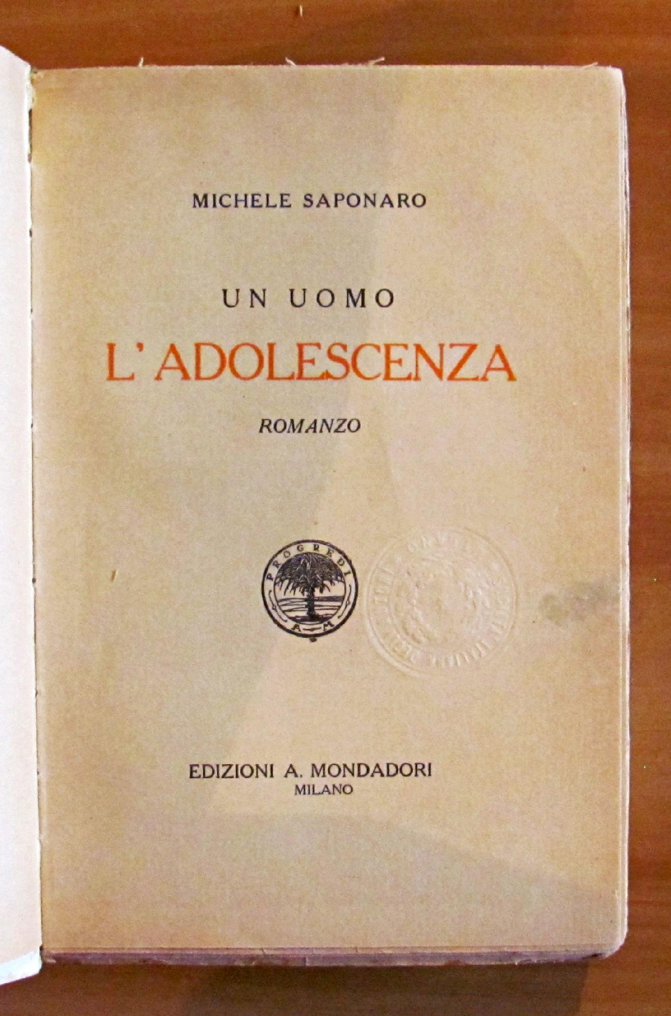 L' Adolescenza - Un Uomo