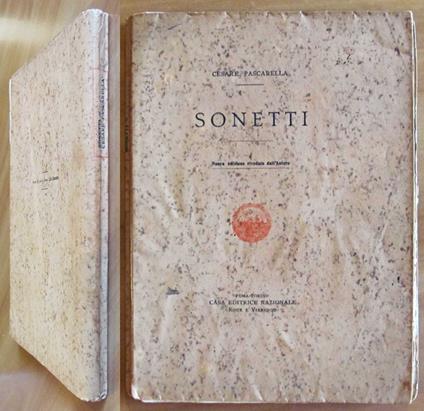Sonetti, 1906 - Cesare Pascarella - copertina