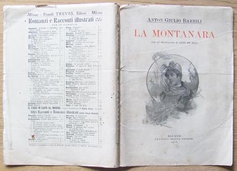La Montanara - Anton G. Barrili - copertina