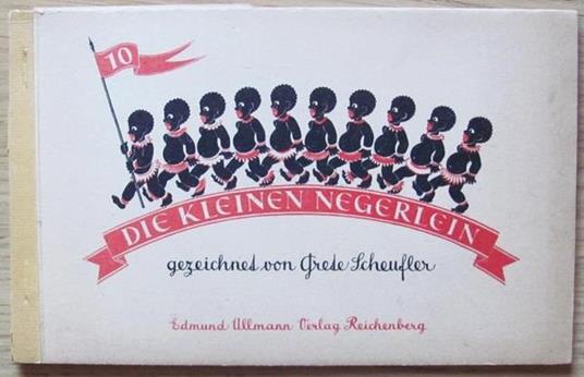 Die Kleinen Negerlein (Dieci Piccoli Negri). Ed. Ullmann, S.D Primi '900 - copertina