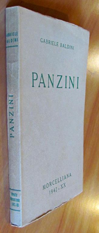 Panzini - Saggio Critico - Gabriele Baldini - 2