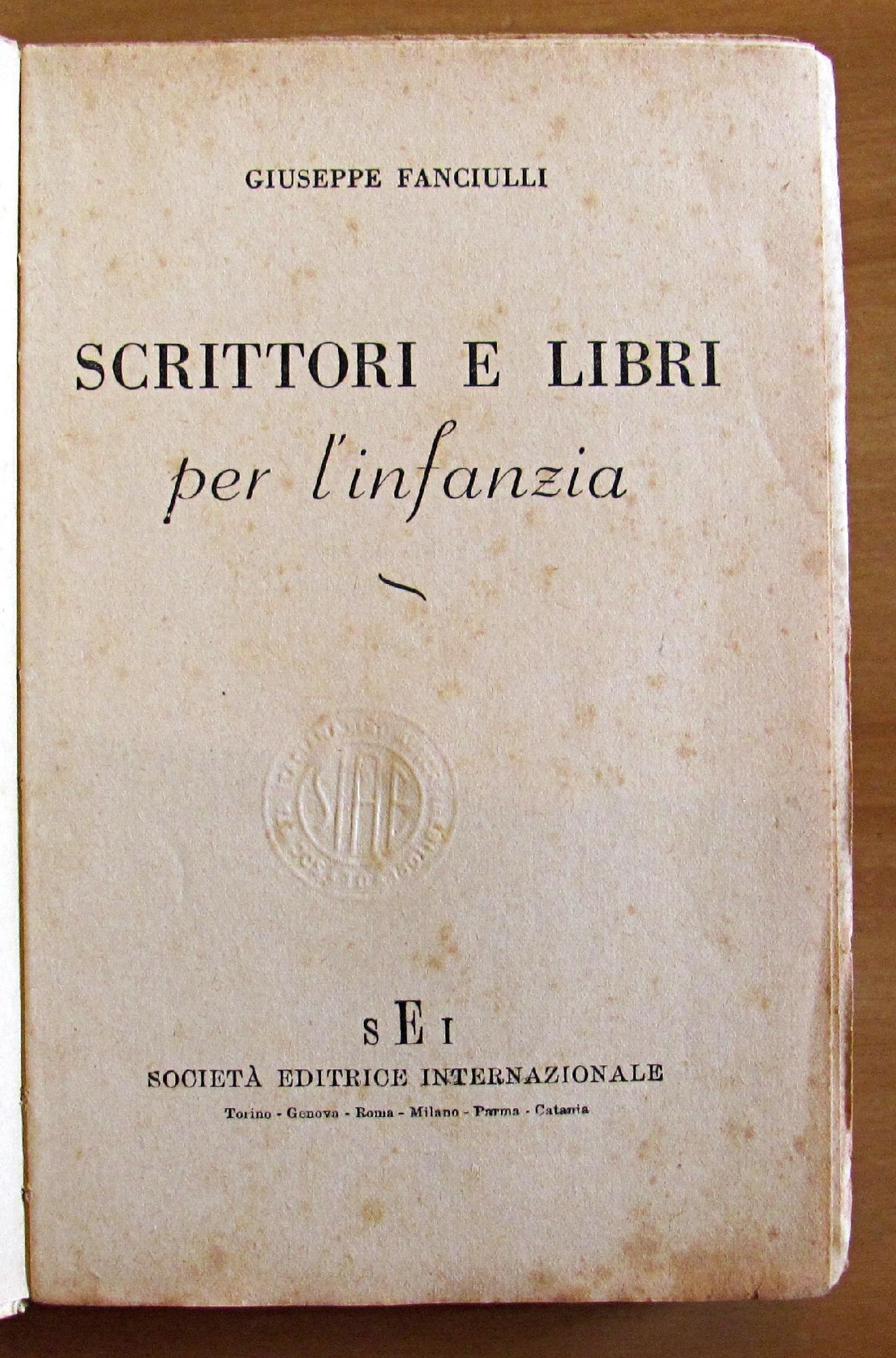 Scrittori E Libri Per L'Infanzia