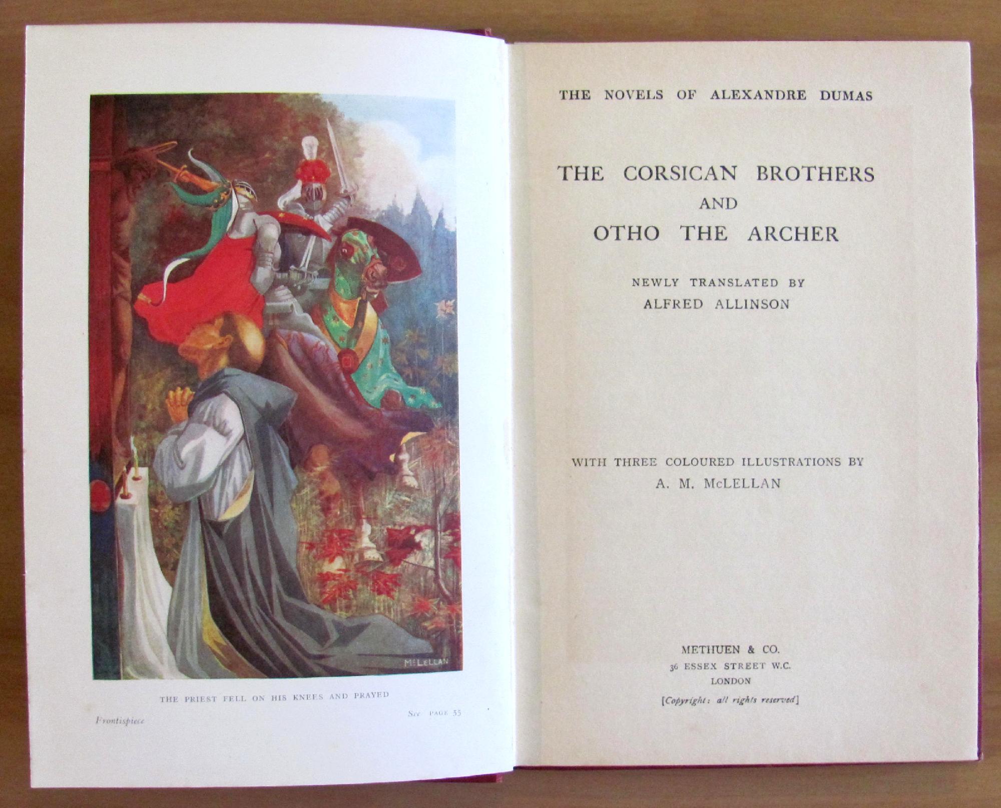 The Corsican Brothers And Otho The Archer