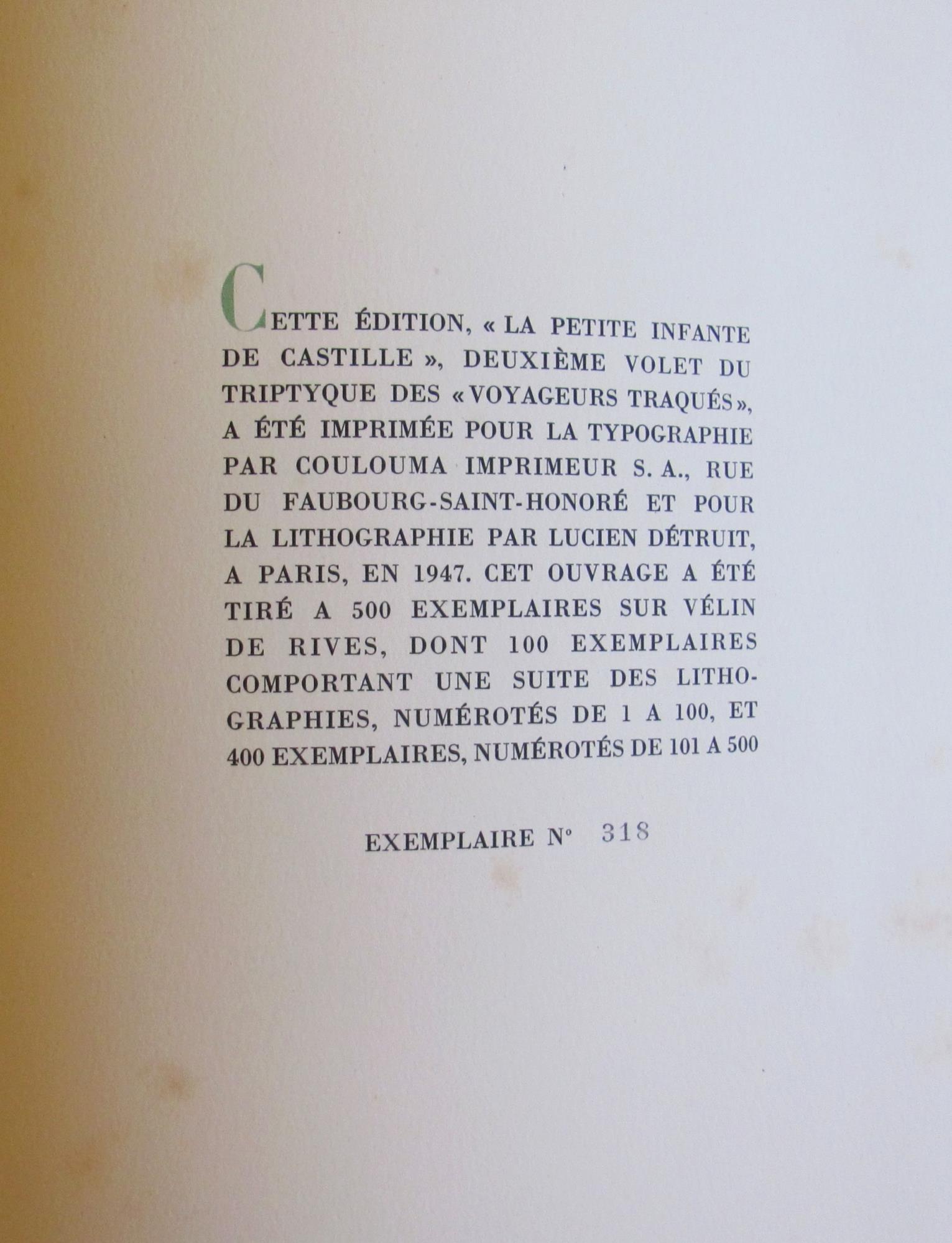 La Petite Infante De Castille - Historiette Con Cofanetto, 1947 Ill. Mariano Andreu