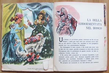 La Bella Addormentata Nel Bosco. Collana Libri Animati. Novara Ist. Geografico De Agostini 1951 - Charles Perrault - 2