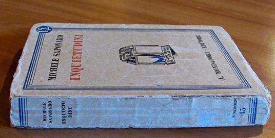 Inquietudini. Collana I Libri Azzurri - Michele Saponaro - 2