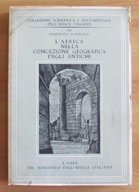L' Africa nella concezione geografica degli antichi - Benedetto Bonacelli - copertina
