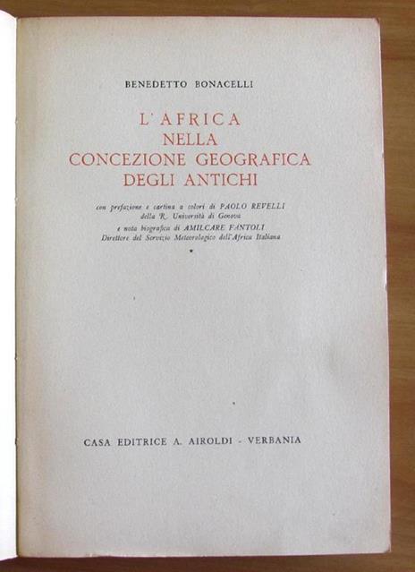 L' Africa nella concezione geografica degli antichi - Benedetto Bonacelli - 2