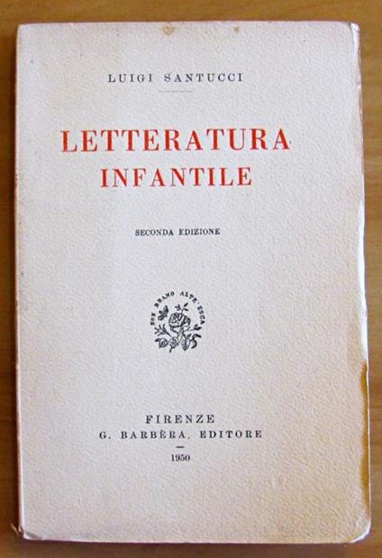 Letteratura Infantile - Luigi Santucci - copertina
