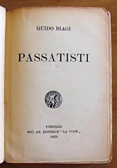 Passatisti - Guido Biagi - 2