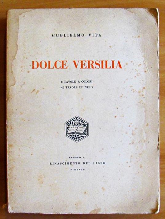 Dolce Versilia - Guglielmo Vita - copertina