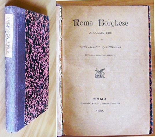 Roma Borghese - Giovanni Faldella - copertina