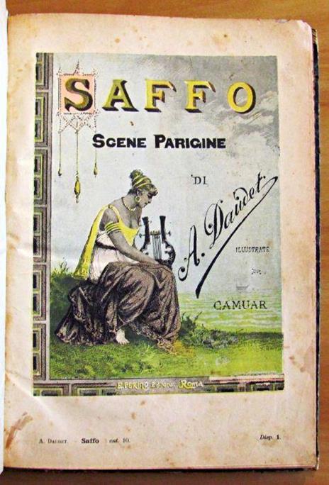 Saffo - Scene Parigine Di: Daudet A. - copertina