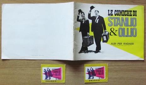 Album Figurine Le Comiche Di Stanlio & Ollio Edisport 1972. Vuoto - copertina