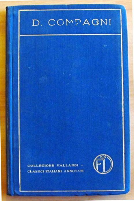 La Cronica - Dino Compagni - copertina