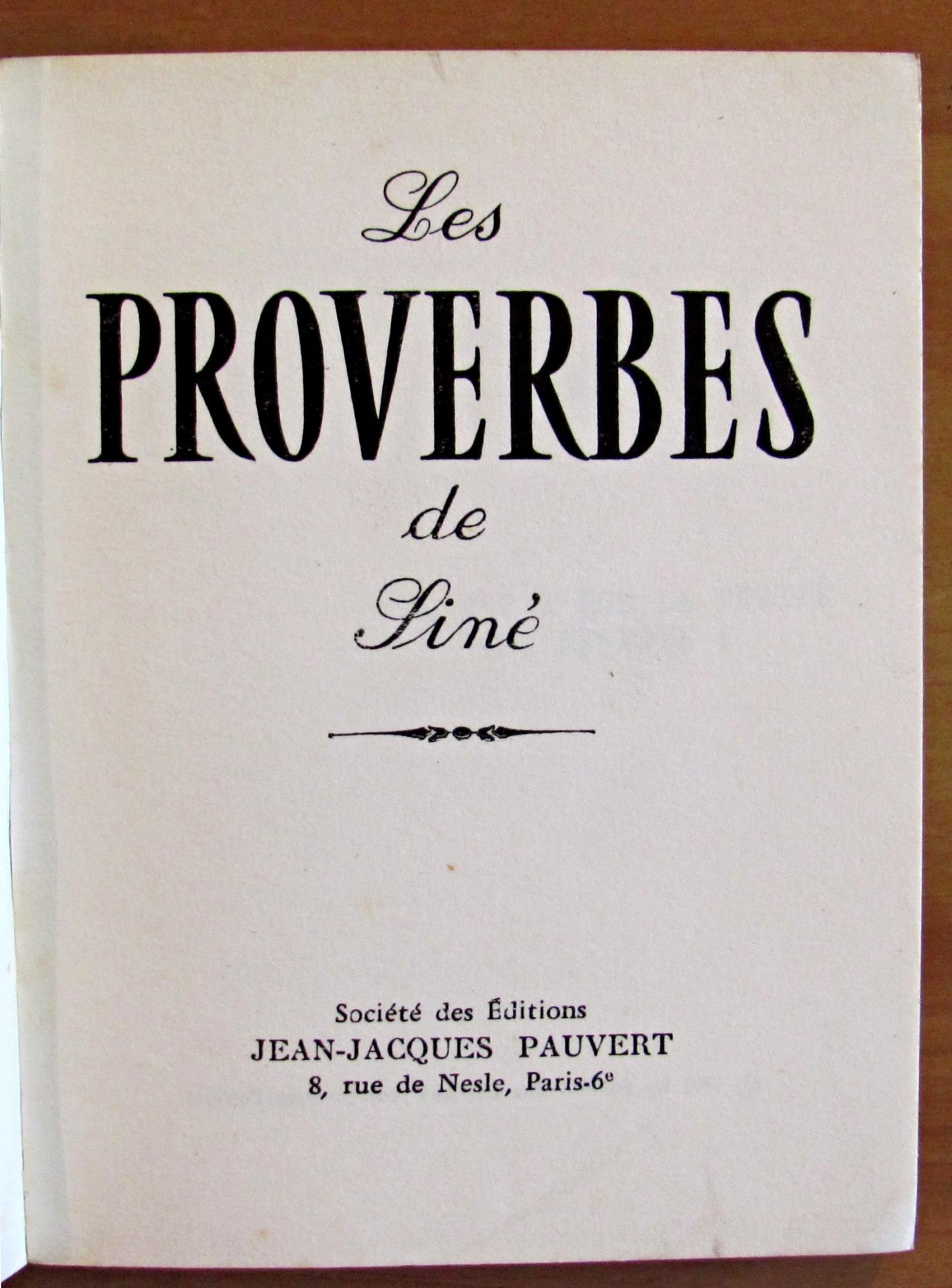 Les Proverbes