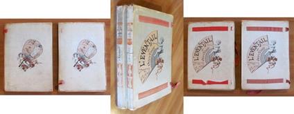 L' Eventail - Libro + Suite, 1882 Ill. Avril - Octave Uzanne - copertina
