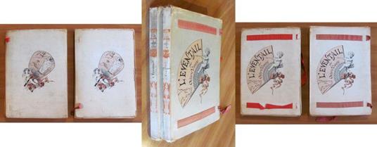 L' Eventail - Libro + Suite, 1882 Ill. Avril - Octave Uzanne - copertina