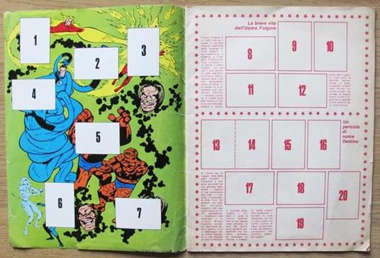 Album Figurine I Fantastici Quattro E L'uomo Ragno. Ed. Solaris, 1978 Vuoto - 4