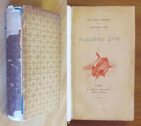 Le Scarabée d'Or - Petite Collection Guillaume, I ed. 1892 - ill. Mittis - Edgar Allan Poe - copertina