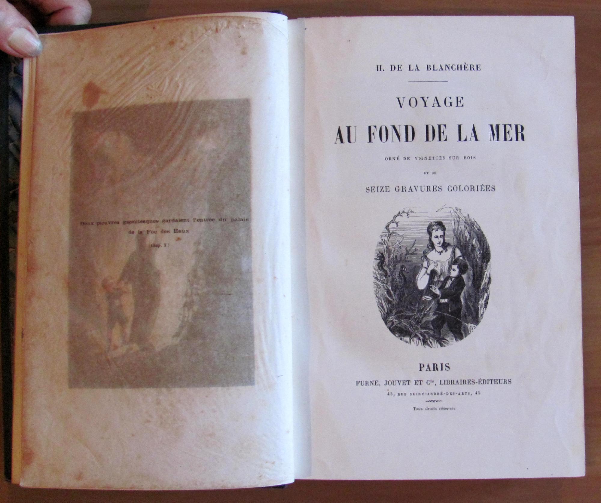 Voyage Au Fond De La Mer Di: De La Blanchere H.