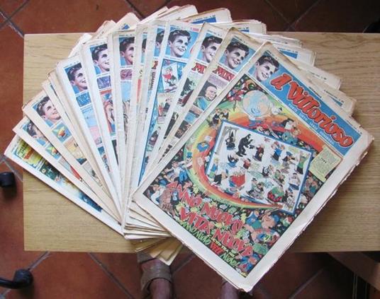 IL VITTORIOSO 1949 - ANNATA COMPLETA 1/52 con Figurine e Jacovitti - 2
