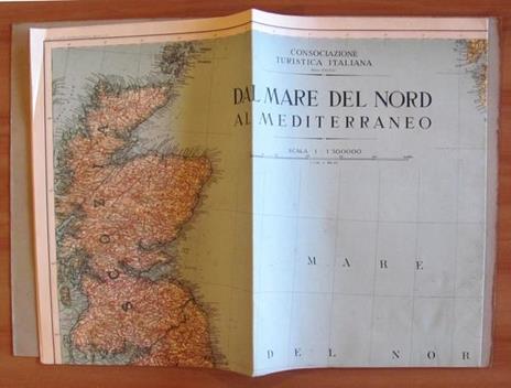 Carta Dal Mare Del Nord Al Mediterraneo. 1939 - 4
