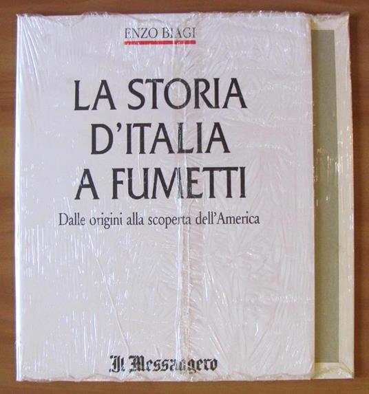Storia D'italia a Fumetti - Manara e Enzo Biagi - Cover Blisterata del 1° Volume - 2