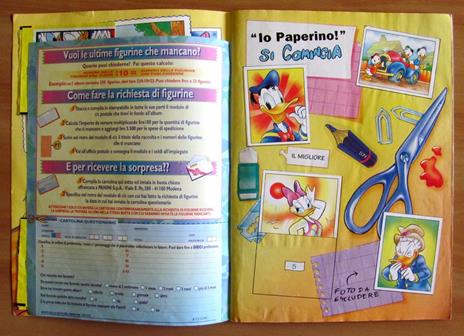 ALBUM FIGURINE PANINI - IO PAPERINO + POSTER Rocchetta + SCATOLA FIGURINE - Walt Disney - 4
