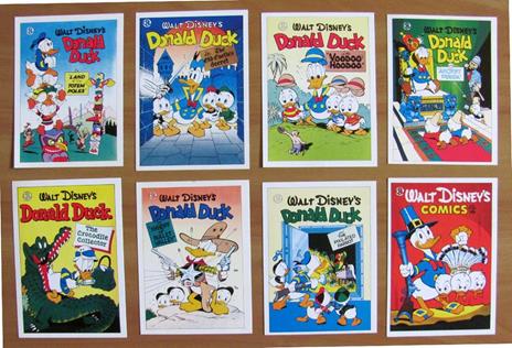 Serie di 8 Cartoline WALT DISNEY'S - DONALD DUCK di CARL BARKS - Walt Disney - copertina