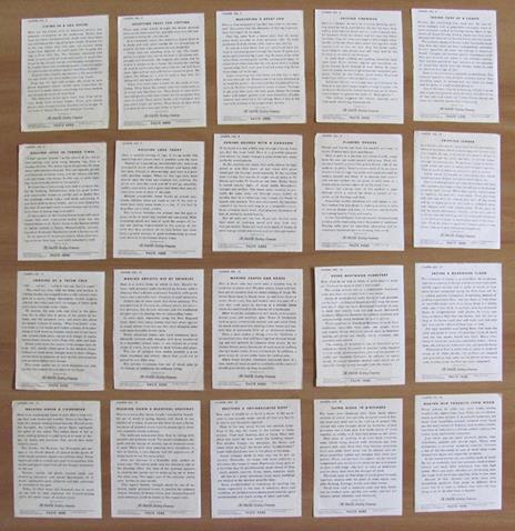 Serie Completa di Figurine 1-20 - THE WOOD - Cop. THE COCA-COLA COMPANY 1943 - 2